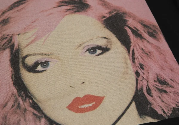 アンディウォーホルバイヒステリックグラマーAndy Warhol BY HYSTERIC GLAMOUR Blondie デボラハリープリントTシャツ 黒F K-111216_008