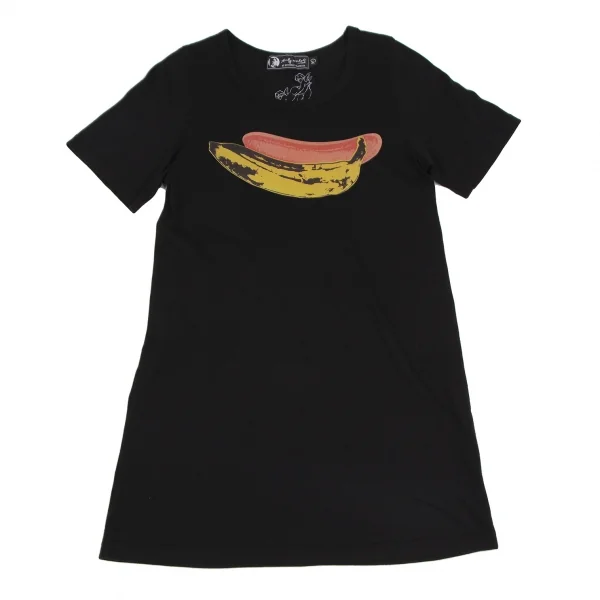 アンディウォーホルバイヒステリックグラマーAndy Warhol BY HYSTERIC GLAMOUR バナナプリントTシャツ