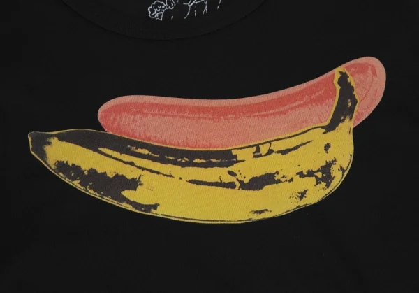 Andy Warhol BY HYSTERIC GLAMOUR Banana Printed T Shirt K-111217_005