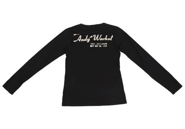 Andy Warhol BY HYSTERIC GLAMOUR Skull Printed T Shirt K-111218_012