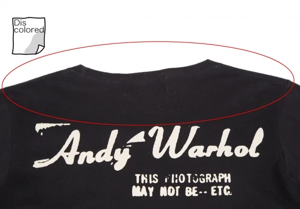 Andy Warhol BY HYSTERIC GLAMOUR Skull Printed T Shirt K-111218_013
