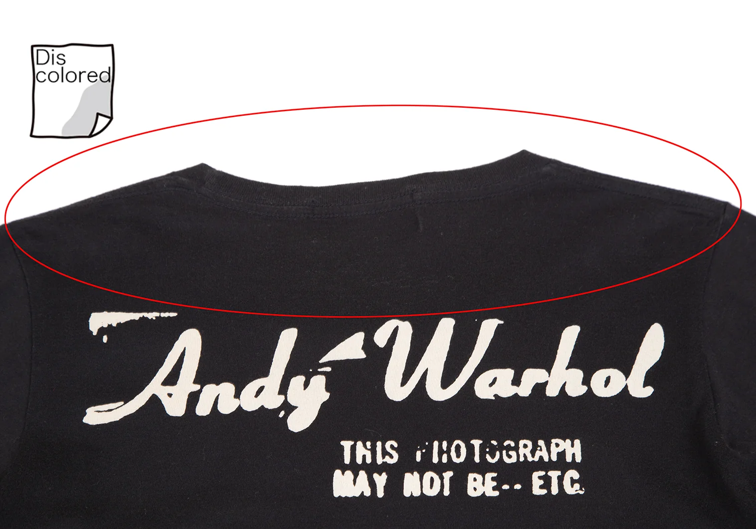 Andy Warhol BY HYSTERIC GLAMOUR Skull Printed T Shirt Black