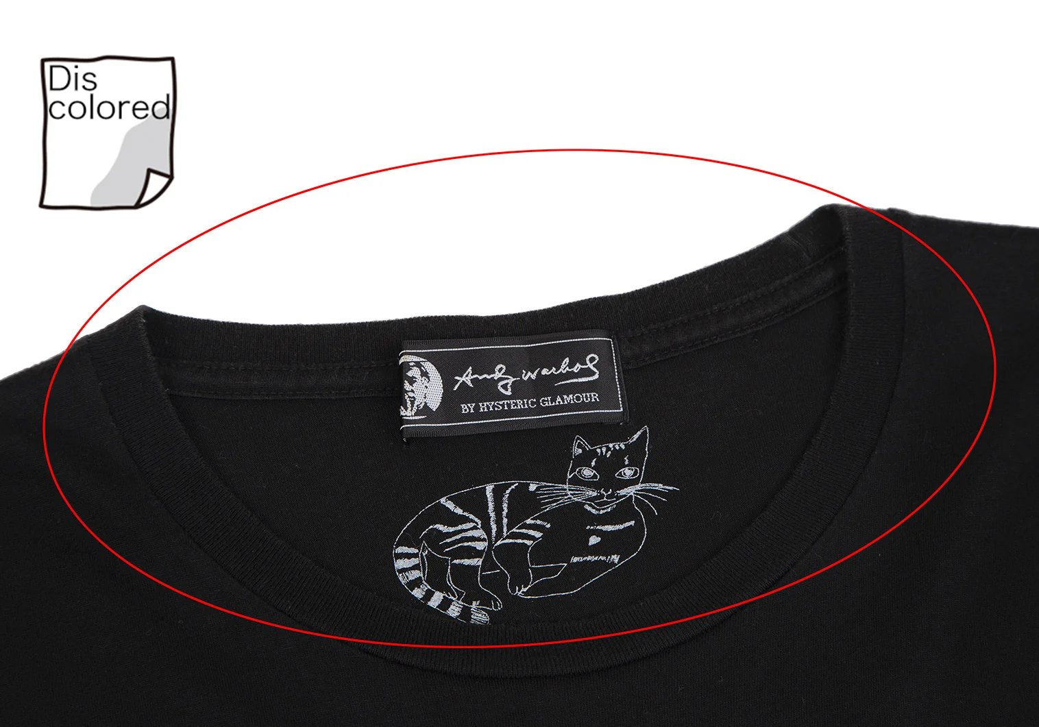 Andy Warhol BY HYSTERIC GLAMOUR Skull Printed T Shirt Black