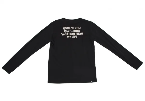 ヒステリックグラマーHYSTERIC GLAMOUR コートニーラブプリントカットソー 黒M K-111219_010