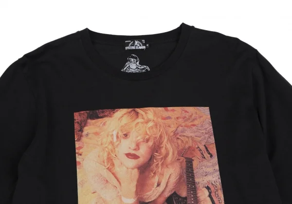 ヒステリックグラマーHYSTERIC GLAMOUR コートニーラブプリントカットソー 黒M K-111219_003