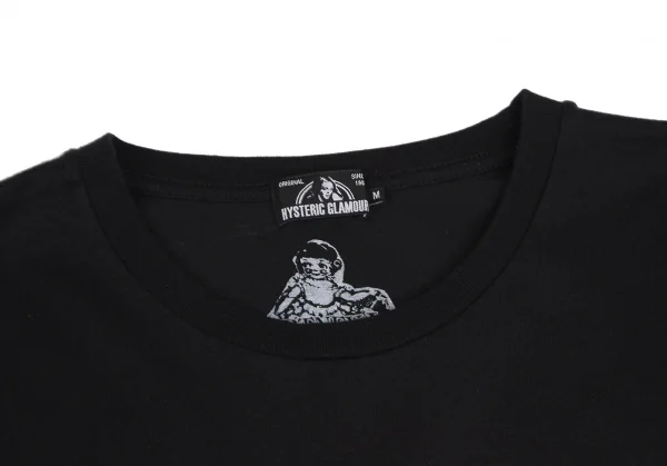 ヒステリックグラマーHYSTERIC GLAMOUR コートニーラブプリントカットソー 黒M K-111219_004