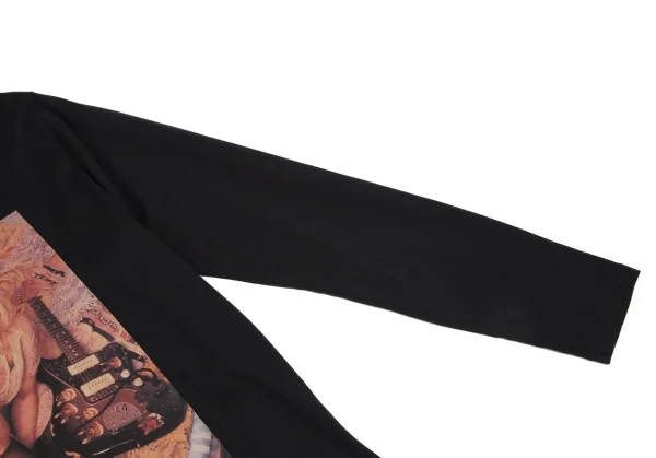 ヒステリックグラマーHYSTERIC GLAMOUR コートニーラブプリントカットソー 黒M K-111219_005