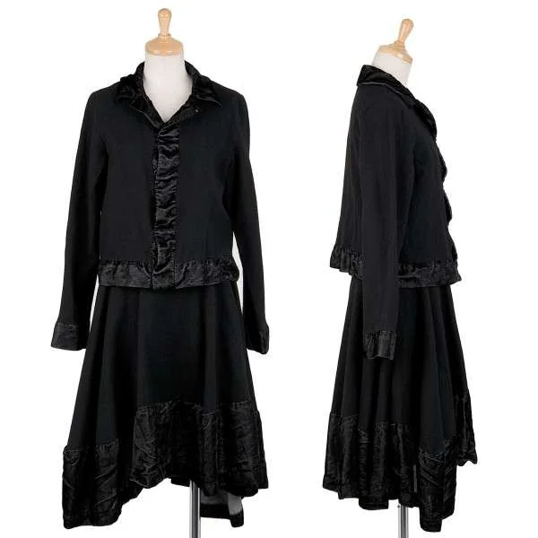 トリコ コムデギャルソンtricot COMME des GARCONS ベロア切替