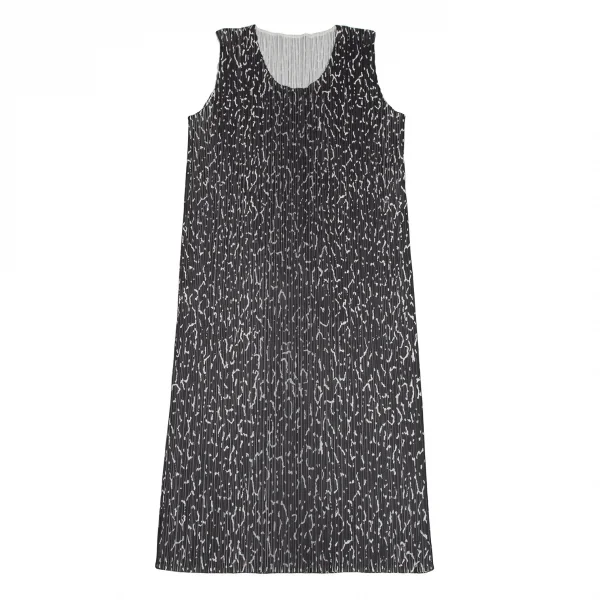 PLEATS PLEASE Splash Print Sleeveless Dress K-111229_002