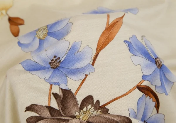 レオナールLEONARD フローラルメタルボタンカーディガン ベージュL K-111247_017