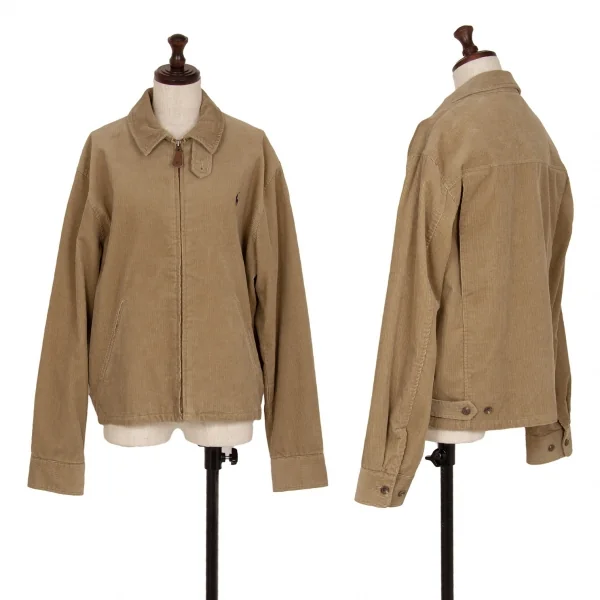 ポロラルフローレンPOLO RALPH LAUREN ポニーワンポイント刺繍コーデュロイスウイングトップジャケット モカM K-111248_001