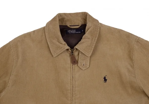 ポロラルフローレンPOLO RALPH LAUREN ポニーワンポイント刺繍コーデュロイスウイングトップジャケット モカM K-111248_003