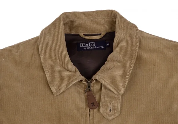 ポロラルフローレンPOLO RALPH LAUREN ポニーワンポイント刺繍コーデュロイスウイングトップジャケット モカM K-111248_004