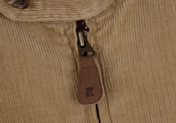 ポロラルフローレンPOLO RALPH LAUREN ポニーワンポイント刺繍コーデュロイスウイングトップジャケット モカM K-111248_007