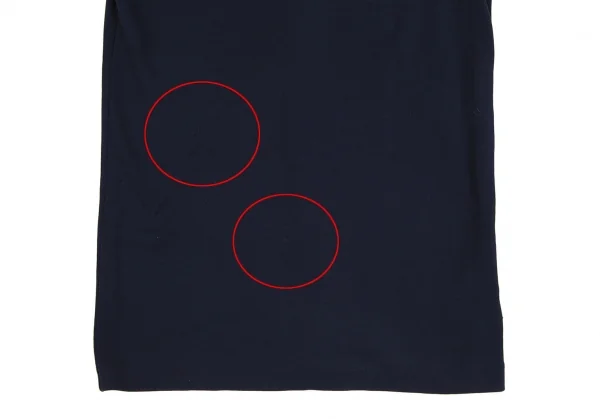 ヨウジヤマモト ファムYohji Yamamoto FEMME コットンサイドタグタンクトップ 紺3 K-111254_006