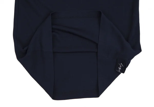 ヨウジヤマモト ファムYohji Yamamoto FEMME コットンサイドタグタンクトップ 紺3 K-111254_009