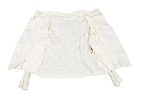イッセイミヤケ ハートISSEY MIYAKE HaaT サークルステッチデザインジャケット オフ2 K-111263_014