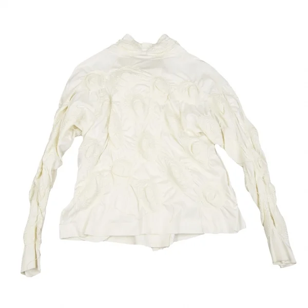 イッセイミヤケ ハートISSEY MIYAKE HaaT サークルステッチデザインジャケット オフ2 K-111263_015
