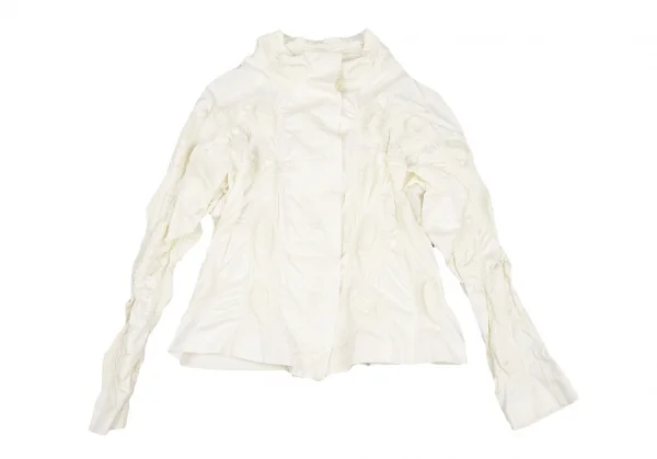イッセイミヤケ ハートISSEY MIYAKE HaaT サークルステッチデザインジャケット オフ2 K-111263_002