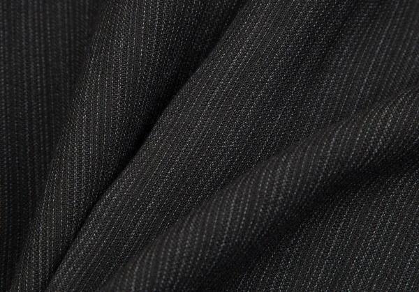 ヨウジヤマモト プールオムYohji Yamamoto POUR HOMME サスペンダー装飾ピンストライプダブルジャケット チャコールS K-111275_015
