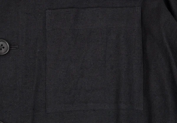 ヨウジヤマモト プールオムYohji Yamamoto POUR HOMME ネップシルクテーラードジャケット 黒S K-111278_005