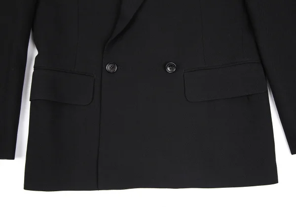 ワイズフォーメンY's for men ウールダブルブレストジャケット 黒S K-111286_008