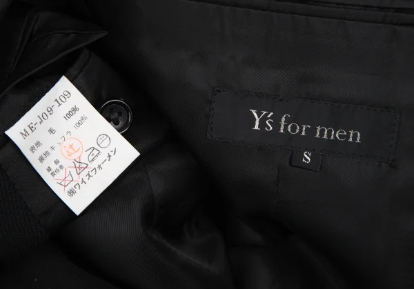 Y's for men Wool Double breasted Jacket & Pants K-111288_009