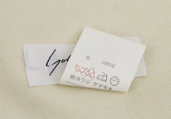 Yohji Yamamoto POUR HOMME Fringe Wool Stole K-111312_007