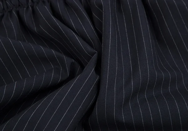 ビームスボーイBEAMS BOY ポリウールギャザーストライプキャミソール 紺F K-111344_009