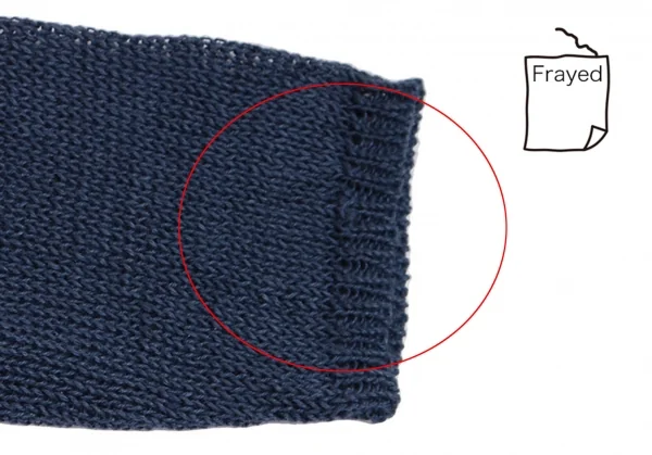 ラピスルーチェビームス LAPIS LUCE BEAMS フェイクレザーポケット切替メッシュ半袖ニットセーター 青M位 K-111348_007