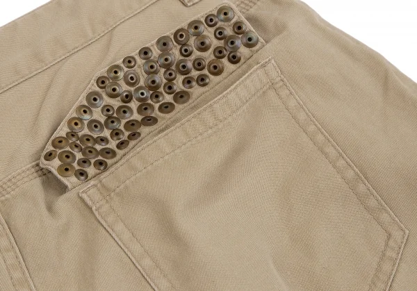レイビームスRay Beams スタッズチノショートパンツ ベージュ0 K-111350_011