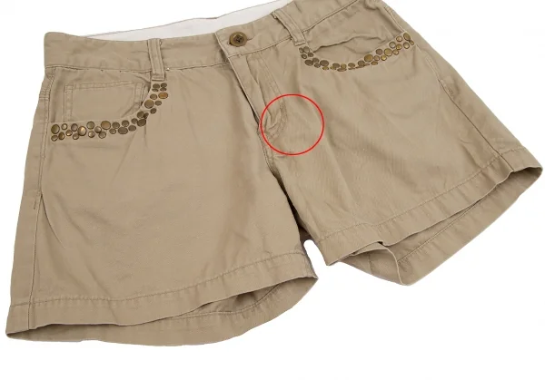 レイビームスRay Beams スタッズチノショートパンツ ベージュ0 K-111350_006