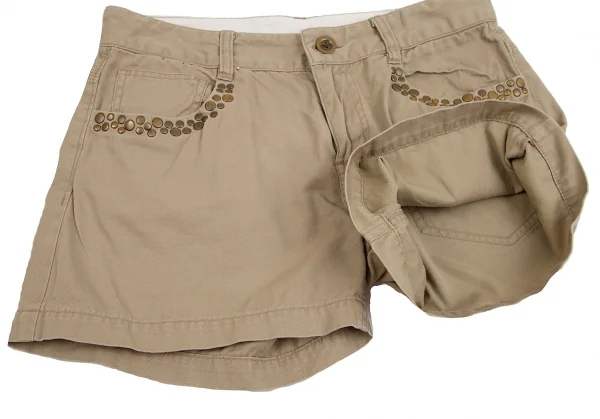 レイビームスRay Beams スタッズチノショートパンツ ベージュ0 K-111350_008