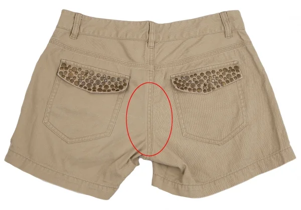 レイビームスRay Beams スタッズチノショートパンツ ベージュ0 K-111350_009