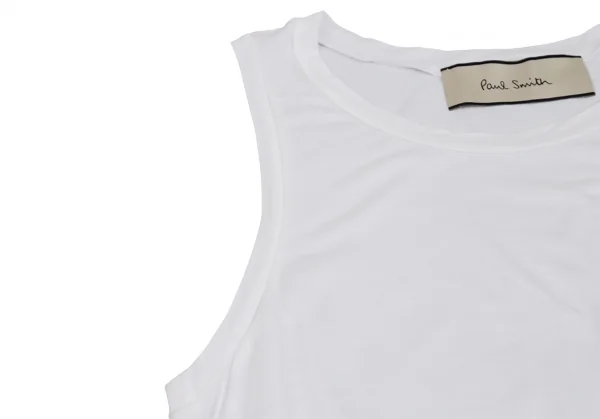 ポールスミスPaul Smith 裾花柄切替タンクトップ 白マルチM K-111355_005