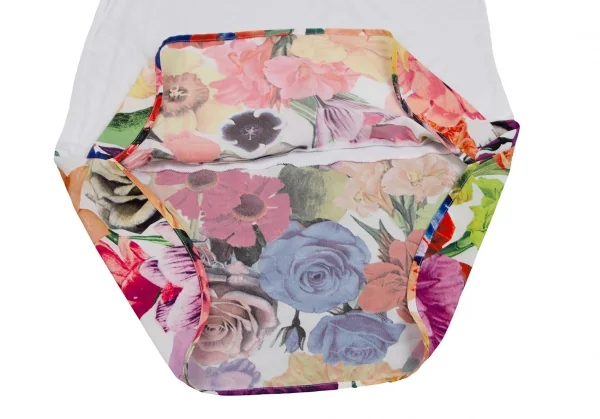 ポールスミスPaul Smith 裾花柄切替タンクトップ 白マルチM K-111355_008