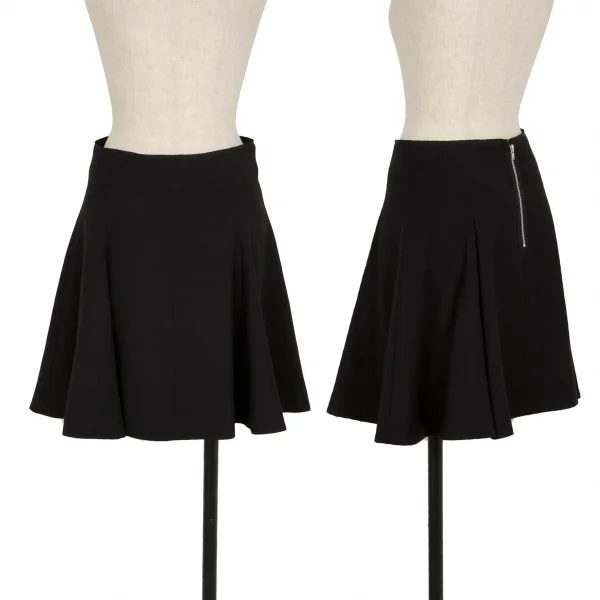 ビューティーアンドユース ユナイテッドアローズBEAUTY & YOUTH UNITED ARROWS バックジップストレッチフレアスカート 黒M K-111369_001