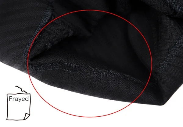 ユナイテッドアローズUNITED ARROWS ウールストライプ織りストレートパンツ 黒38 K-111374_008