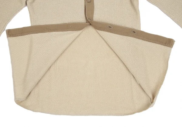 45rpm コットンレーヨンニット切替シャツ ベージュM位 K-111385_010