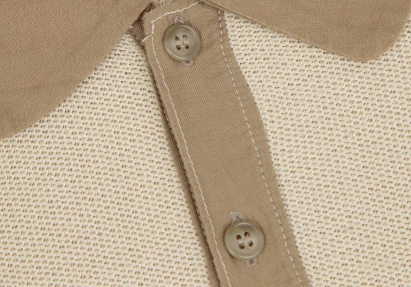 45rpm コットンレーヨンニット切替シャツ ベージュM位 K-111385_004