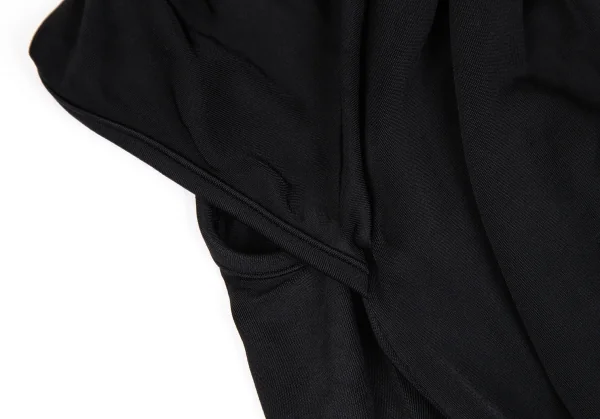 ヴィヴィアンウエストウッドVivienne Westwood COUTURE レーヨンストレッチドレープネックカットソー 黒10 K-111388_007
