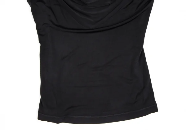 ヴィヴィアンウエストウッドVivienne Westwood COUTURE レーヨンストレッチドレープネックカットソー 黒10 K-111388_009