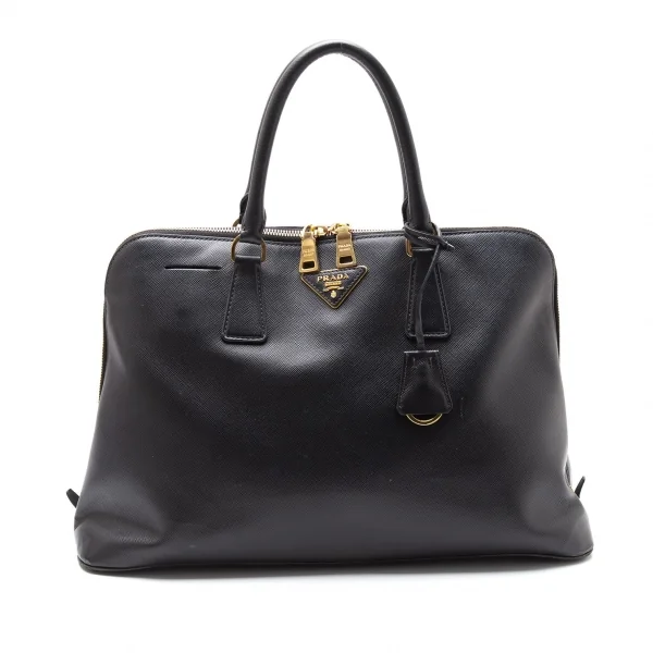 プラダPRADA サフィアーノハンドバッグ 黒 K-111390_001
