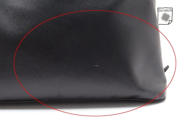 プラダPRADA サフィアーノハンドバッグ 黒 K-111390_010