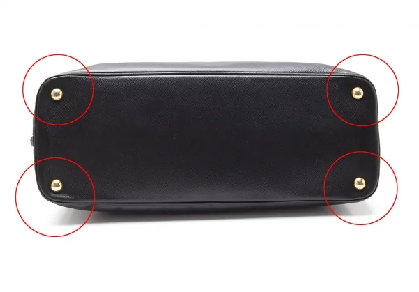 プラダPRADA サフィアーノハンドバッグ 黒 K-111390_012