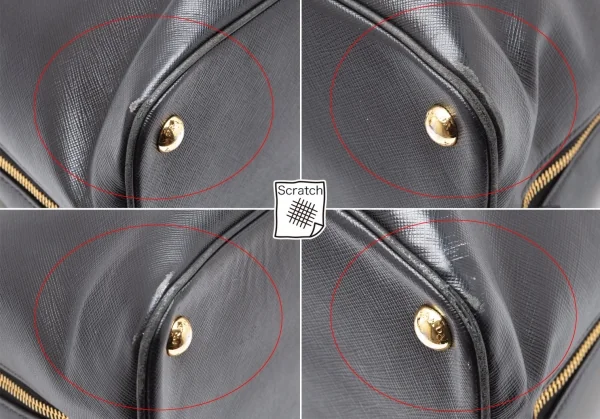 プラダPRADA サフィアーノハンドバッグ 黒 K-111390_013