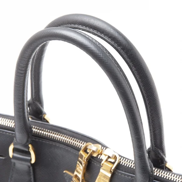 プラダPRADA サフィアーノハンドバッグ 黒 K-111390_014