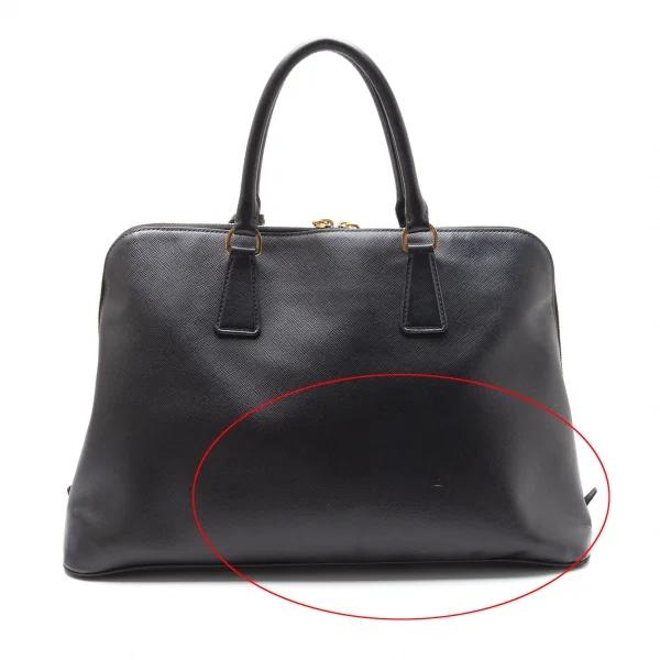 プラダPRADA サフィアーノハンドバッグ 黒 K-111390_009