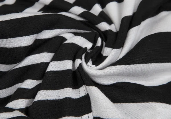 タケシコウサカバイ ワイズ ピンクレーベルTAKESHI KOSAKA by Y's Pink Label  切替テンセルボーダーノースリーブ 黒白1 K-111391_012