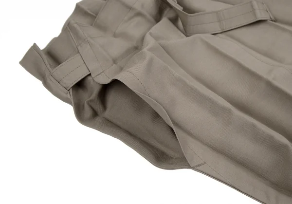 イッセイミヤケ ミーISSEY MIYAKE me プリーツベルテッドワイドパンツ モカF K-111442_003